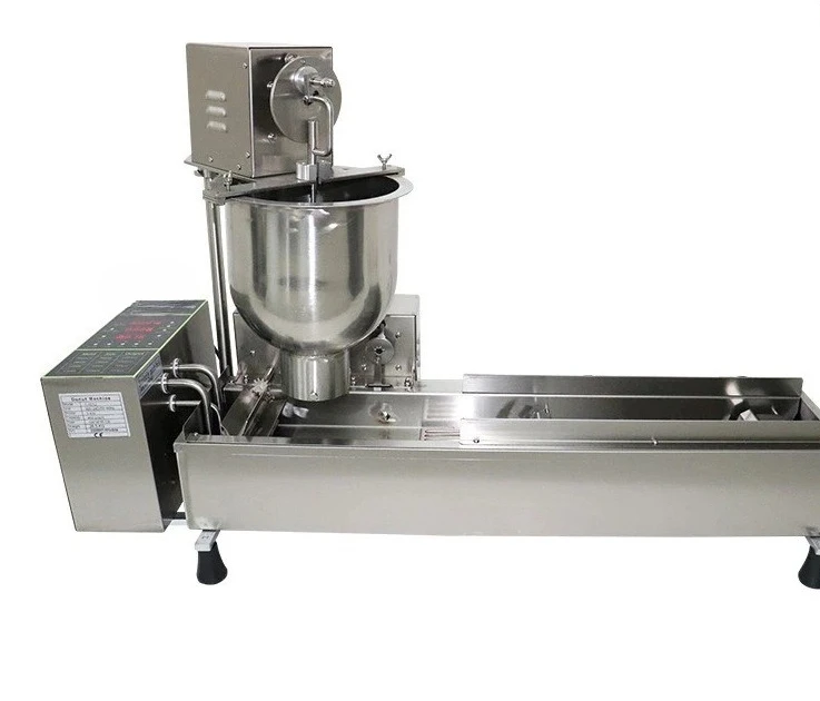 Automatic digital display, single-row double-row donut machine, frying equipment, beach snack machine