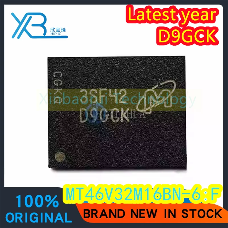 

(2/20pieces) MT46V32M16BN-6:F Parts Marking D9GCK FBGA-90 Memory Chip IC 100% Brand New Good Quality Electronics