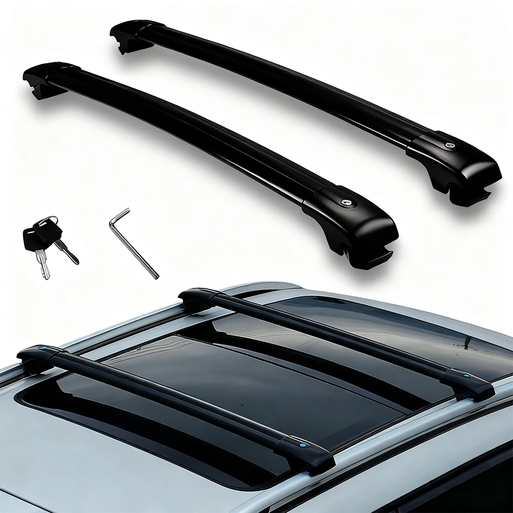2pcs Roof Rack Crossbar Fit for Volkswagen VW T-ROC 2017-2025 Roof Rack For Car Top Luggage Carrier Rails