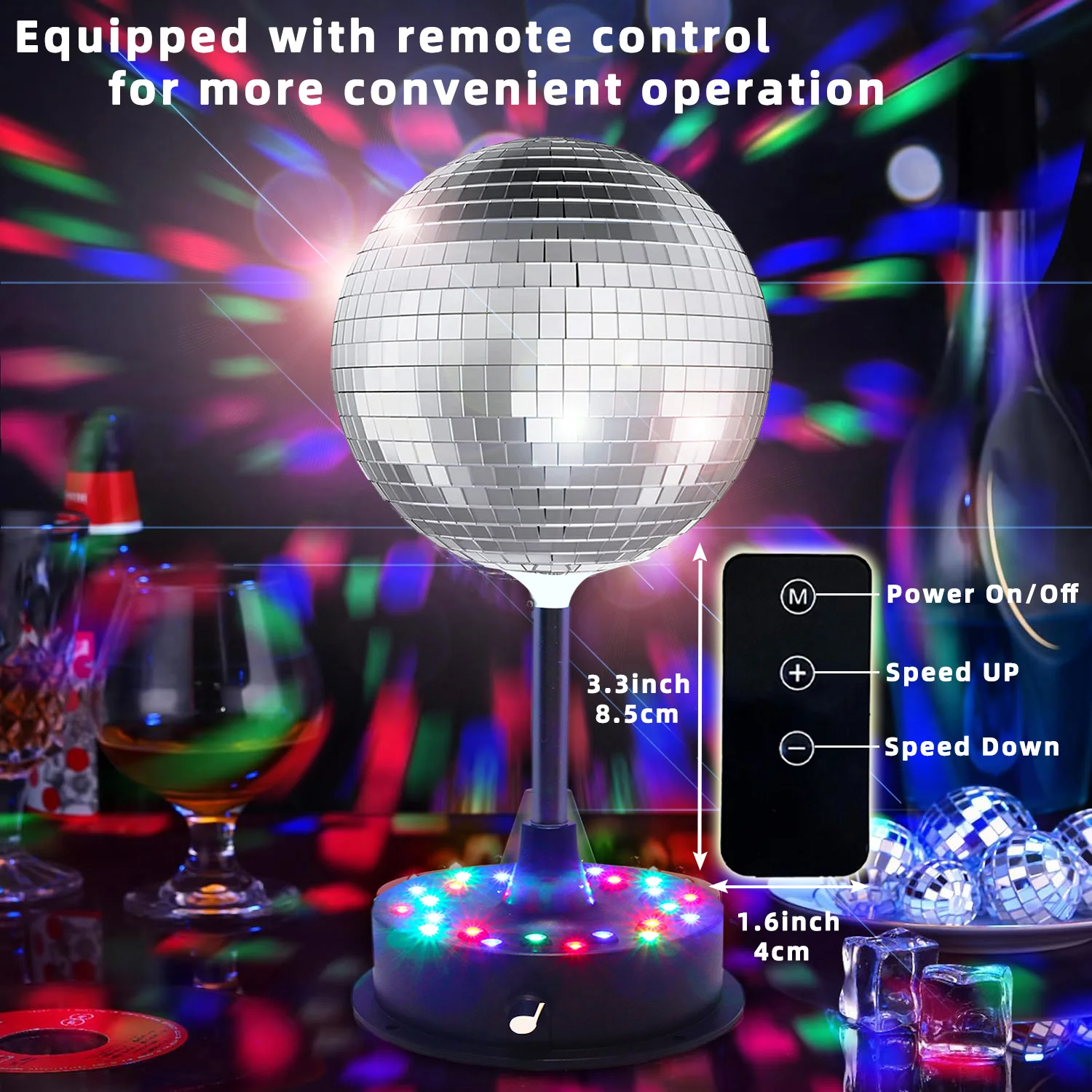 Boule disco miroir de 6 pouces - Disco Ball Mirror avis et prix