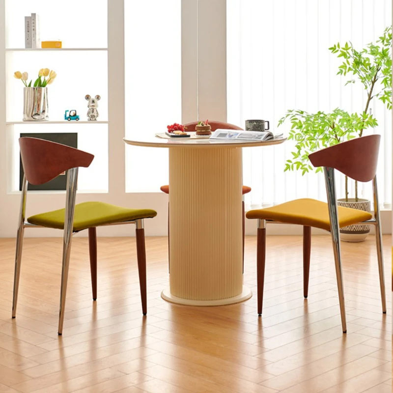 

Medieval dining chair solid wood backrest Nordic ins style creative senior designer retro wabi sabi wind Internet celebrity