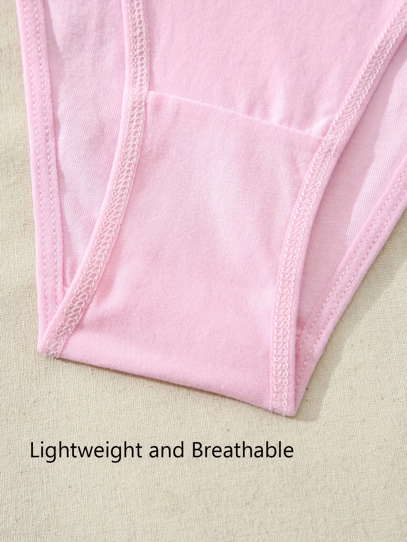 Random color: 6 pairs of fluorescent, breathable, fashionable, highly elastic, slender, sexy women's briefs and underpants