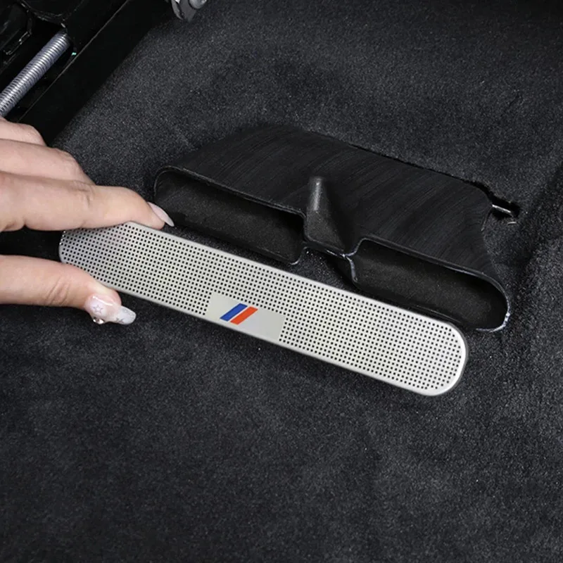 ل BMW 3 5 سلسلة X1 X2 X3 X4 X5 X7 IX3 G01 G05 G08 G20 سيارة تكييف الهواء فتحات غطاء للحماية ملصق الديكور الداخلي