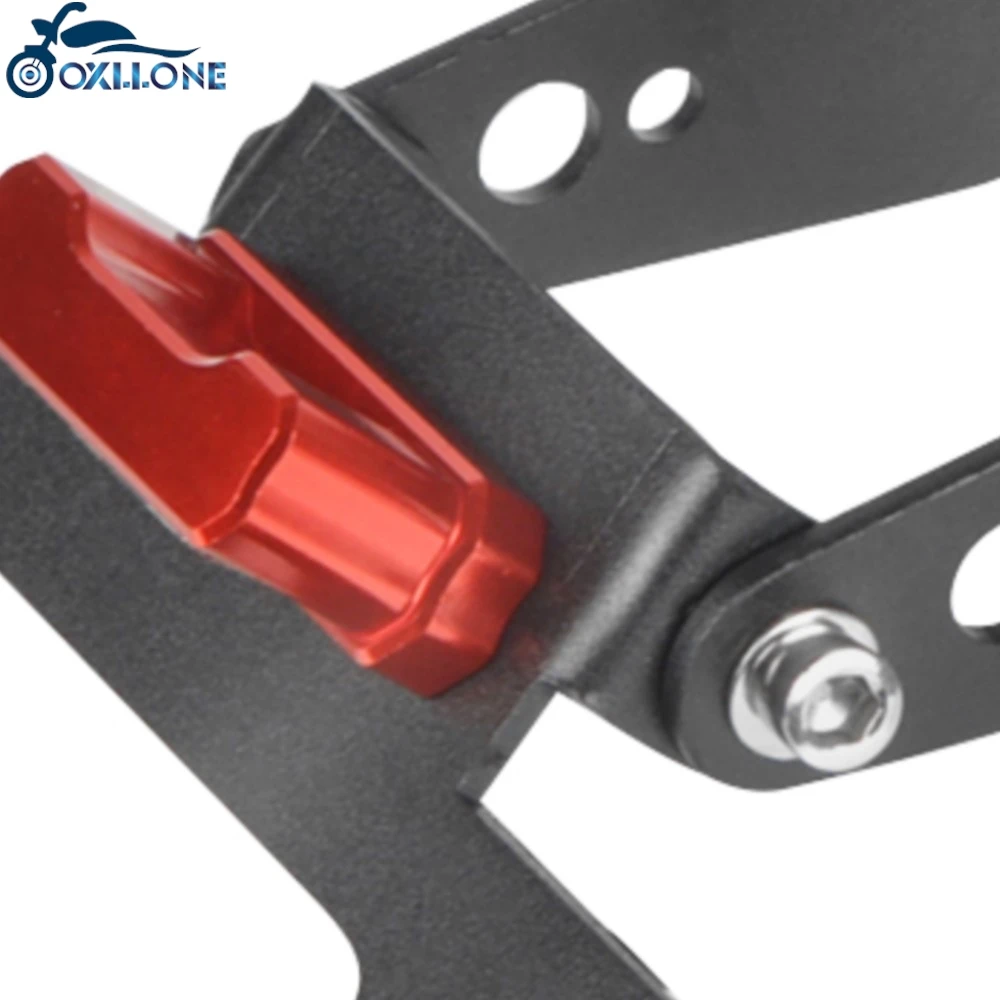 

For RC390 Duke 125 250 390 Motorcycle Accessories Rear License Plate Tail Frame Holder Bracket LED Light DUKE125 DUKE250 DUKE390