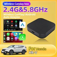 For Honda HR-V CarPlay Android Auto Wireless Smart Mini 2in1 Box Adapter Portable Dongle 5.8Ghz WiFi Bluetooth Fast Connection