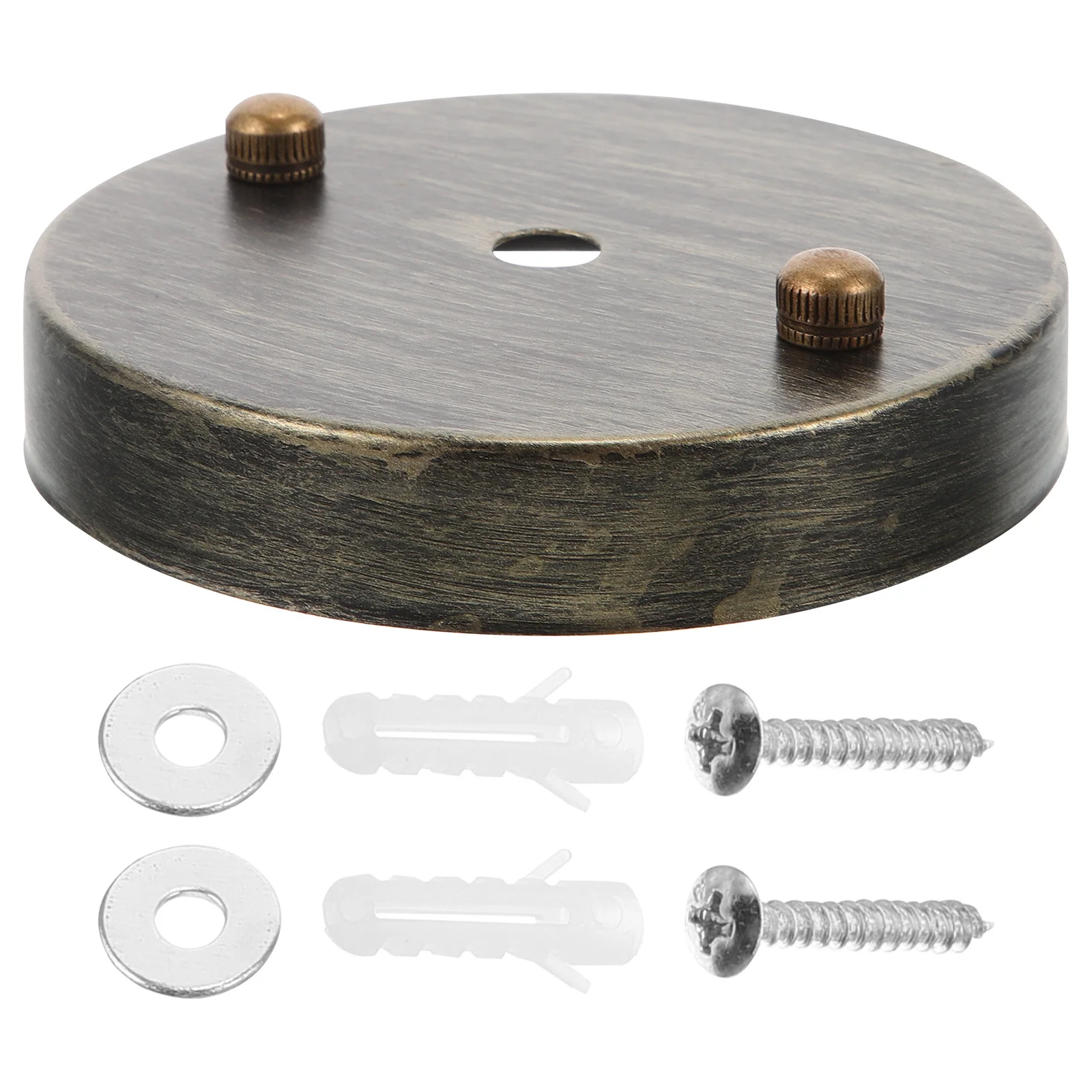 

Ceiling Lamp Base Metal Pendant Light Plate Diy Retro Industrial Canopy Cover Lighting Fixture Mounting Bracket Ceiling