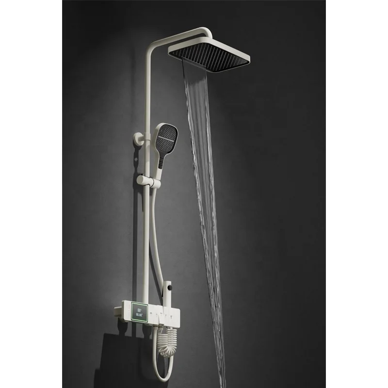 

Набор для душа с ручным шлангом и встроенный настенный душевой набор для ванной комнаты, система комбинации душа
