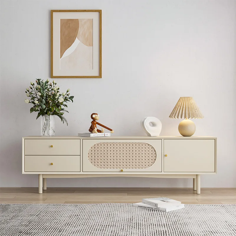 

Украшения для хранения, подставки для телевизора, домашняя гостиная, подставки для телевизора из массива ротанга, напольная мебель в скандинавском стиле, шкаф JTT