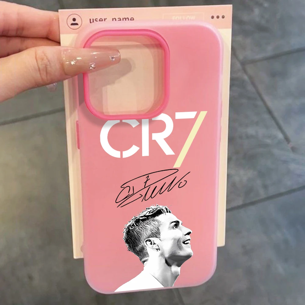 Für Xiaomi Redmi 17 Pro Max Hüllen Für Redmi Mi 11 Lite 5G Fußballstar CR7 Handyhülle 14T Pro 15T Pro 17 Pro Bonbonfarben Funda – Detail 7