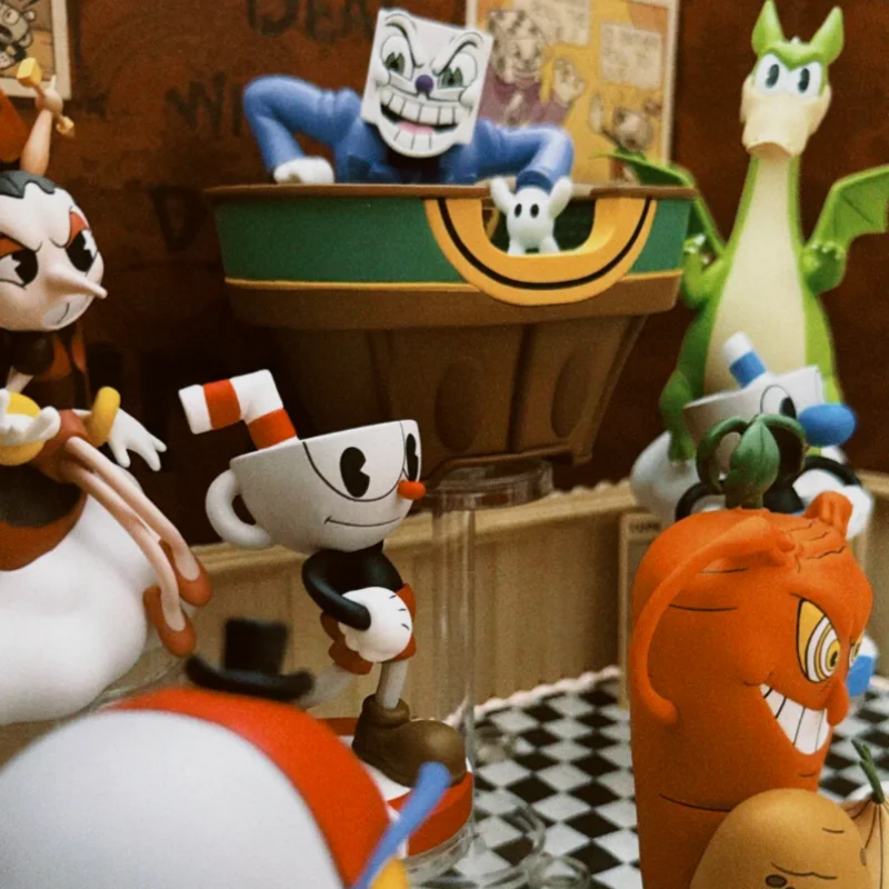 Cuphead'S Adventures – boîte aveugle, jouets, boîte mystère, périphériques de jeu, modèle Kawaii, figurine d'action, décoration de table, cadeau