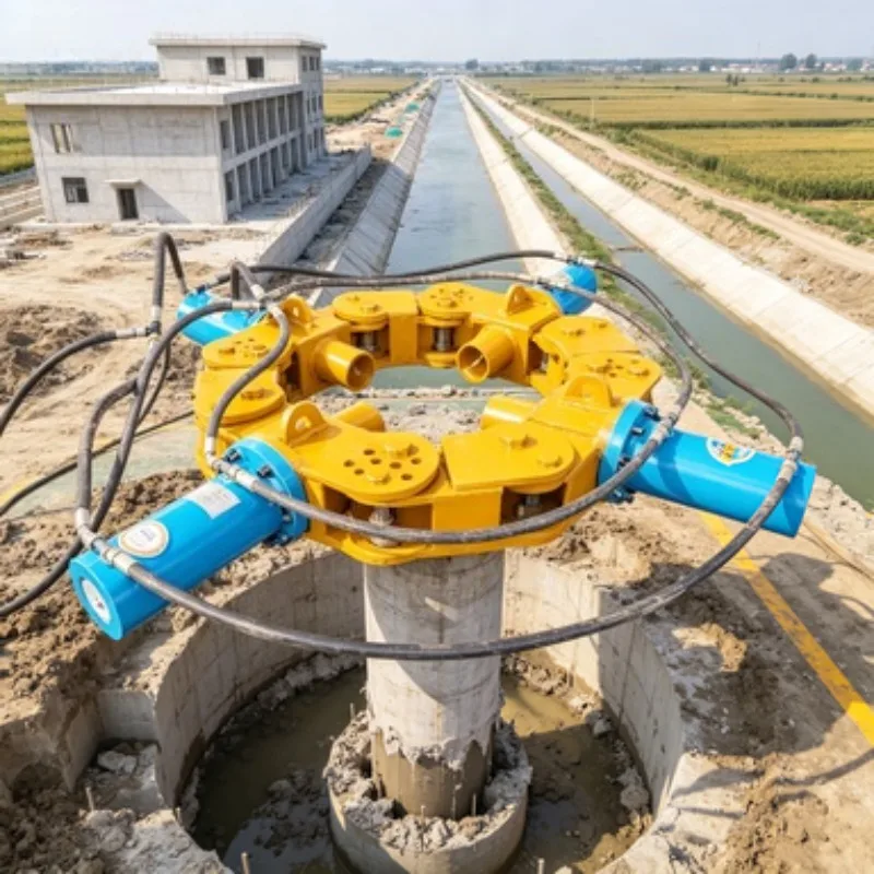 Efficient Hydraulic Pile Extractor Pile Puller for Excavator with Silenced Operation