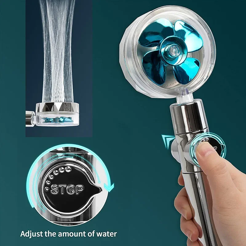 Насадка для душа с экономией воды и вращением на 360 градусов