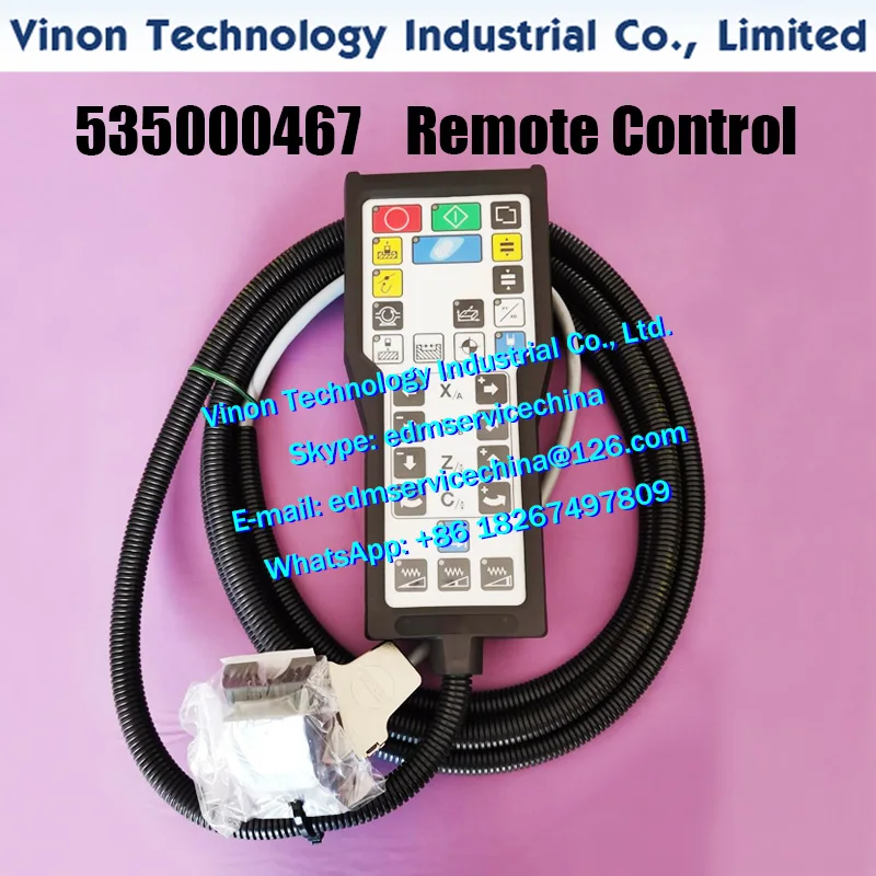 

535000467 Remote Control,535018287 Remote Control New style,381508234 Cable,Keypad Sticker Unit SP3 AgieCharmille Spark machine