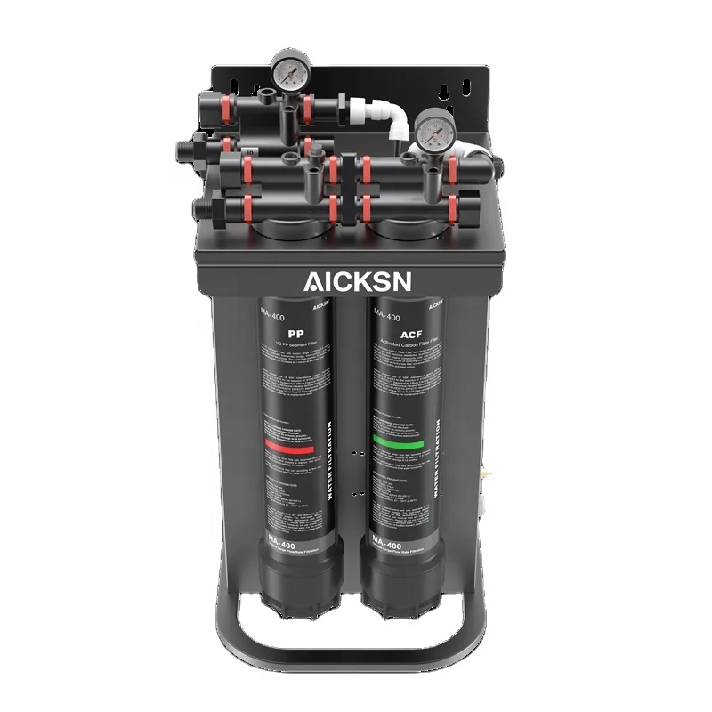 

Aicksn RO1000G-400 Smart Water Filter Activated Carbon Filter Water Bottle Tankless RO Water Filter