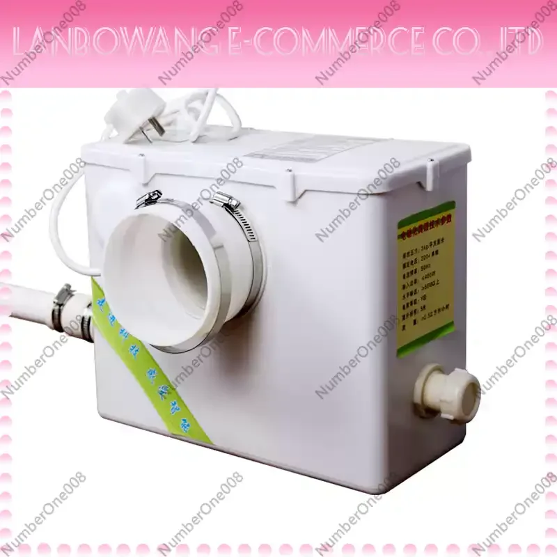 

500W Sanitary Pulverizer Pump Automatic Treatment Crushed Bathtub Toilet Sink Electric Pulverizer Septic Tank Sewage Lifter