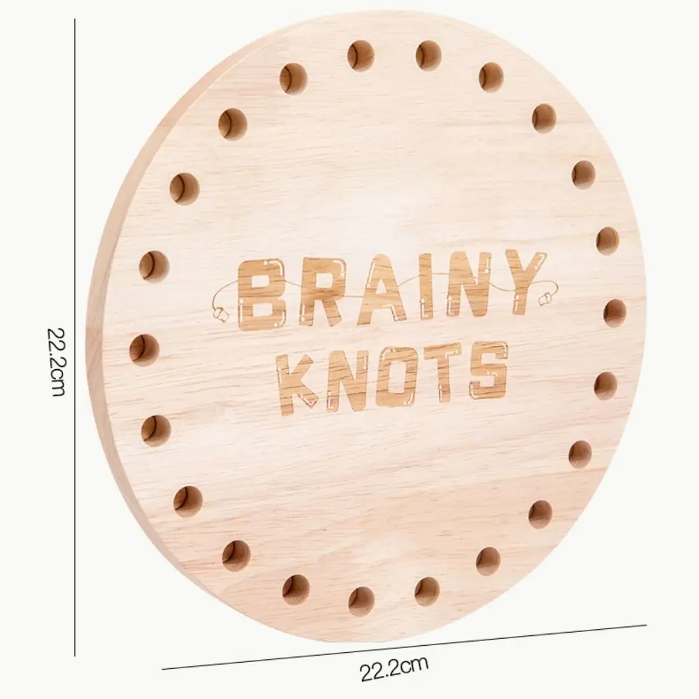 Logical Thinking Kid Rope Knots Game Color Learning Twisted Connected Line Rope Untangling Toy Learning Cartoon