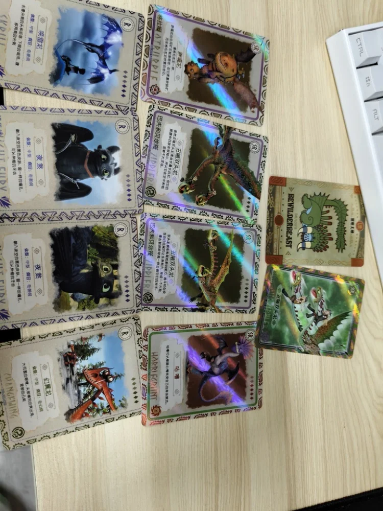 Echte KAYOU How To Train Your Dragon Vol.1 Wind Bag Dragon Search Collection Card Toothless Movie Tv Anime Collection Cards