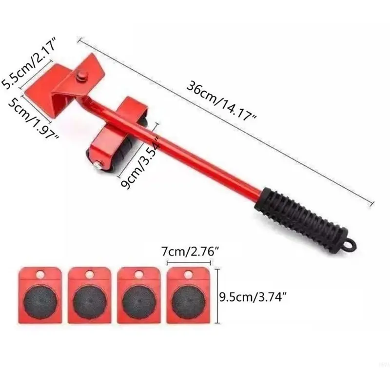 [NEW!A93G】 Furniture Sliding Tool Set(1Set), Furniture Mover& Appliance Casters, Furniture Lifter,Appliance Casters
