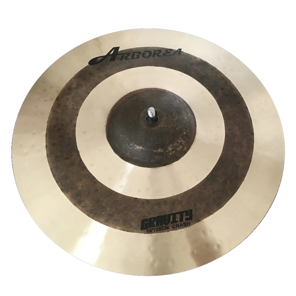 Arborea Professional Cymbal-Gravity Series Crash Cymbal 14-19 inch Bronze Cymbal for Drum Player Percussion Music Instrument