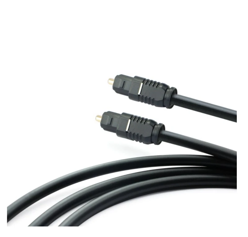 Cable Óptico Toslink 90 Grados 20 cm - Conector Dorado - imagen 5