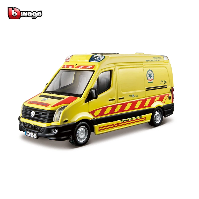 Bburago 1/50 Volkswagen Crafter model Alloy Luxury Vehicle Diecast Cars Model Toy Collection Gift