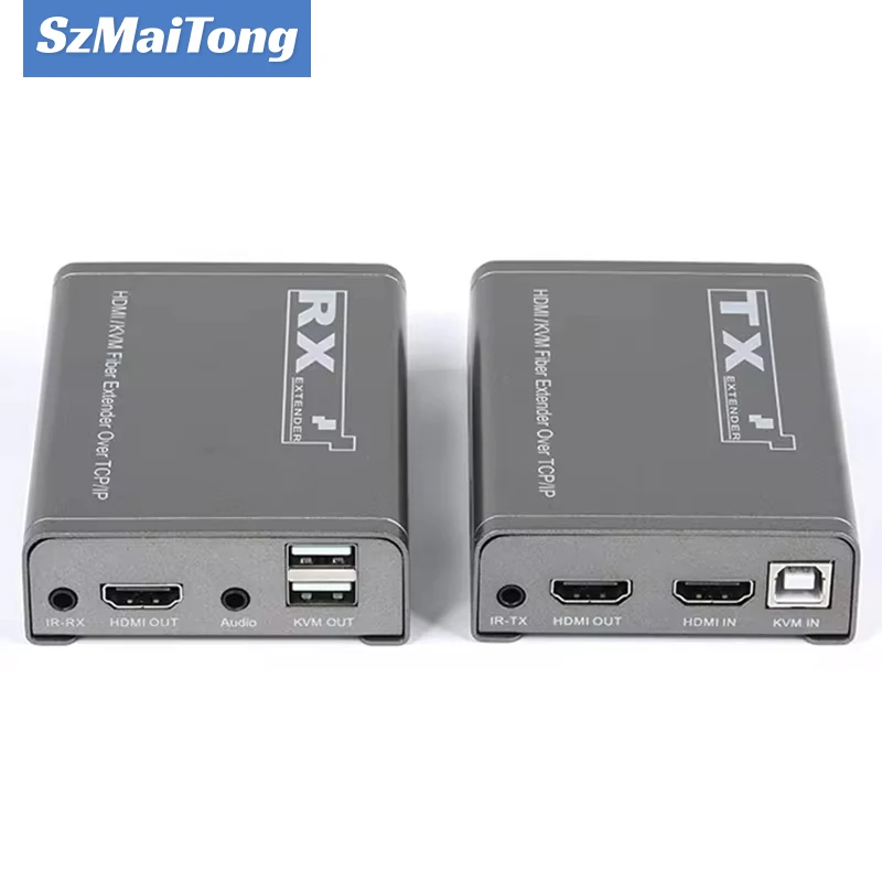 

20Km HDMI KVM Fiber Extender Transceiver HDMI USB extender over SC Fiber Optical Cable HDMI to Fiber Video Transmitter Converter