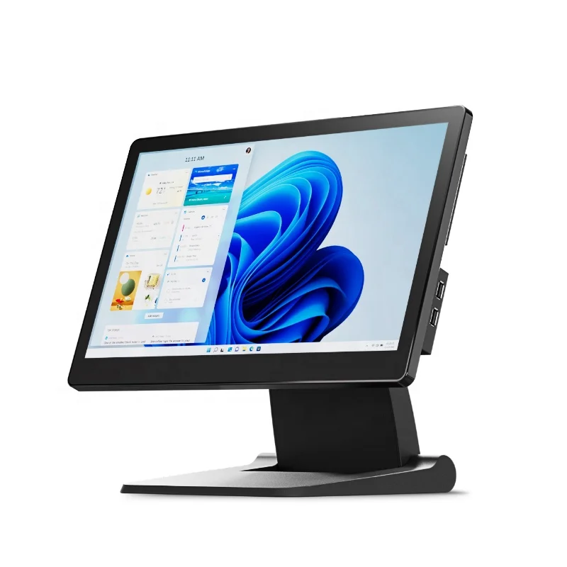 Core i5 3rd Gen All-in-One Capacitive Touch Screen POS Terminal with Single Screen + VFD Display and Windows System