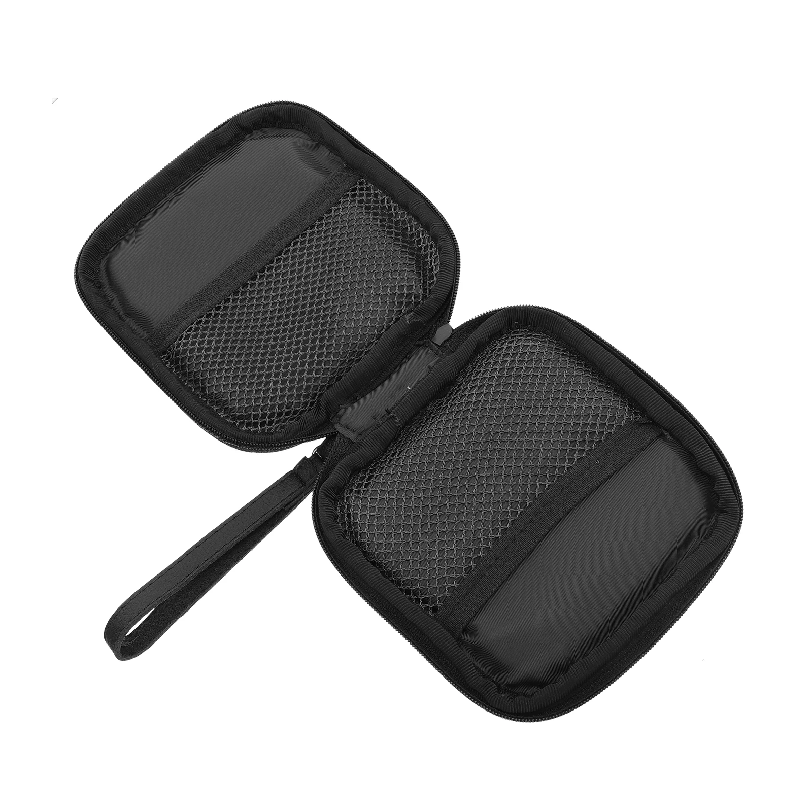 

Digital Storage Bag 2 Compartments Cable Organizer Travel Case Electronics Durable Zipper Wear Resistant Sturdy Cord Accessories