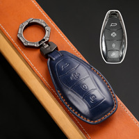 4 Buttons Protection Shell Car Remote Key Case Cover for FAW Hongqi H5 2023 H9 Eqm5 2024 Hong-Qi Keychian Accessories