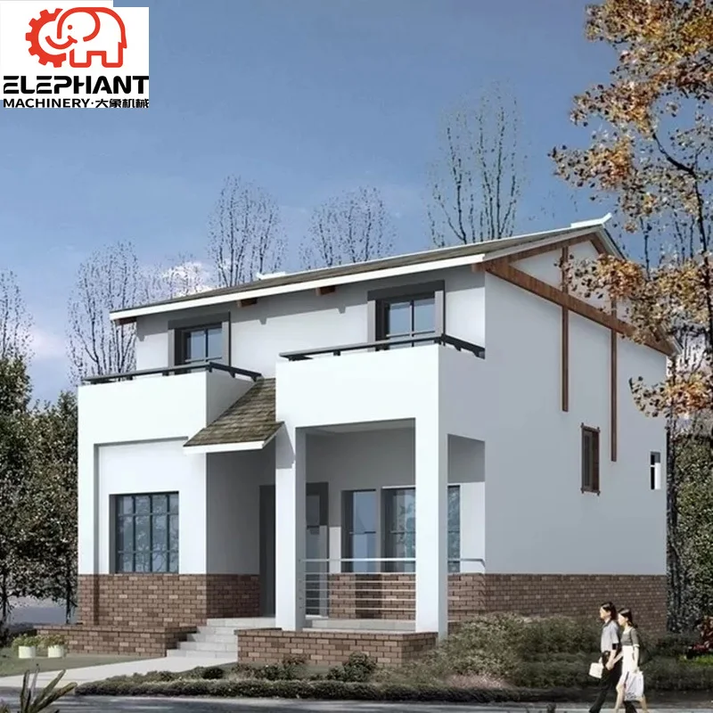 Premium Prefabricated Light Steel Villa - Sustainable Living for Luxury Residential Projects