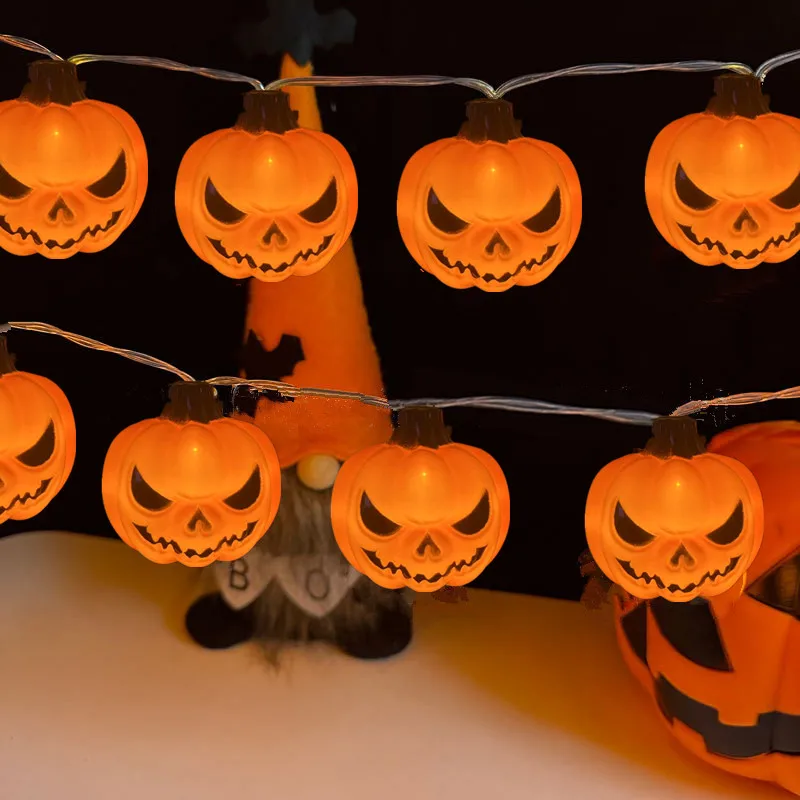 

Halloween Decoration 2025 Pumpkin String Lights For Indoor Battery/Usb Operated Led Hanging Lamps Festival Decor Light 304