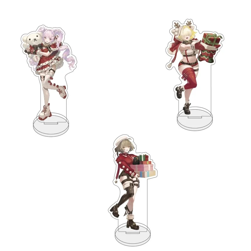 

Goddess of Victory: NIKKE Acrylic Keychain Rapi Anis Charm Stand Model Plate Decoration Desk Figure Display Fans Couple Gift