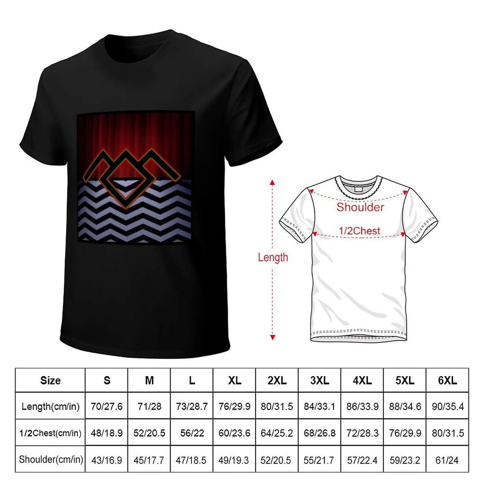The Black Lodge T-Shirt t shirts for man slim fit T-Shirt