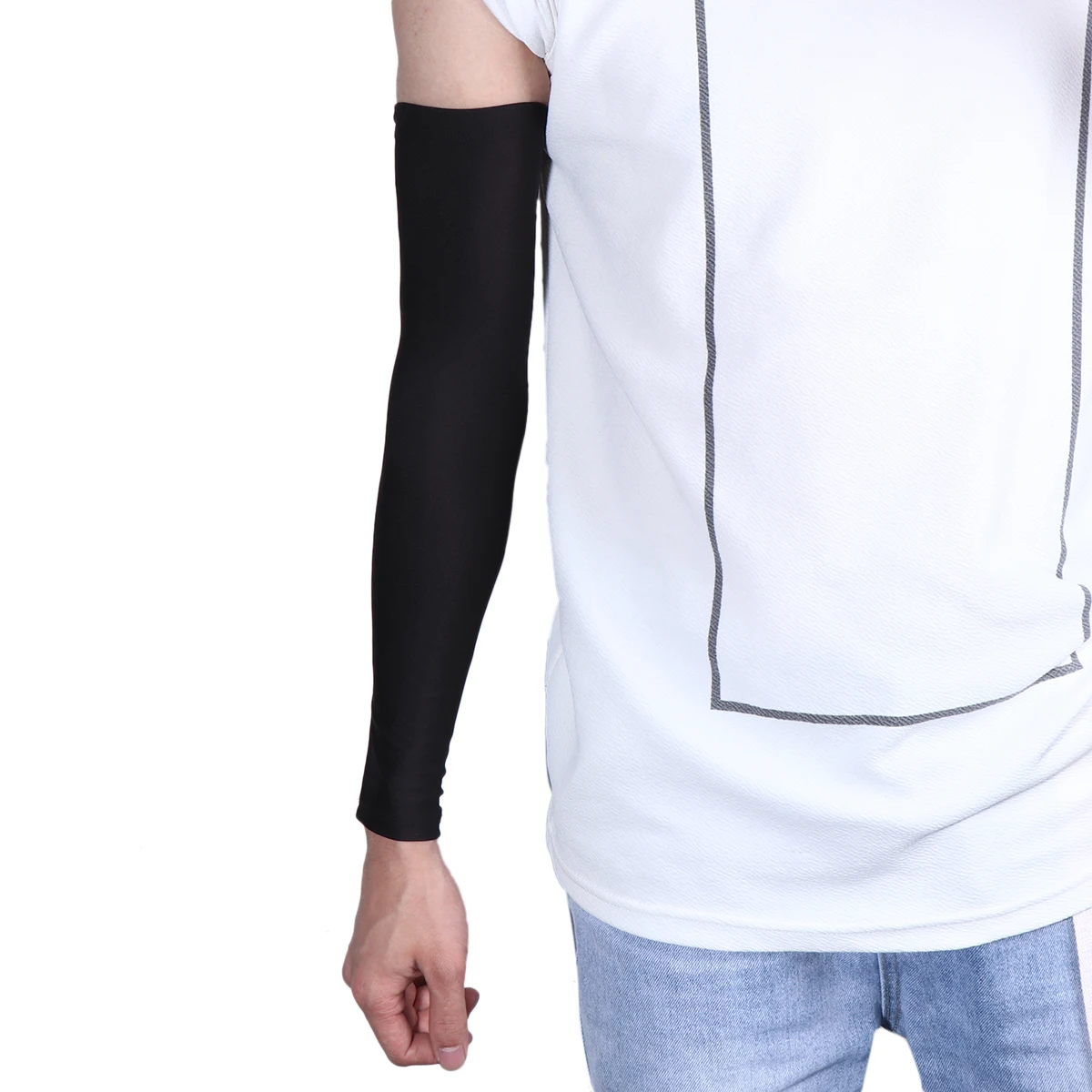 

3Pair Cooling Arm Sleeves Unisex Ice Silk Fabric Fast Dry Sweat Wicking Long Sleeve for Riding Jogging