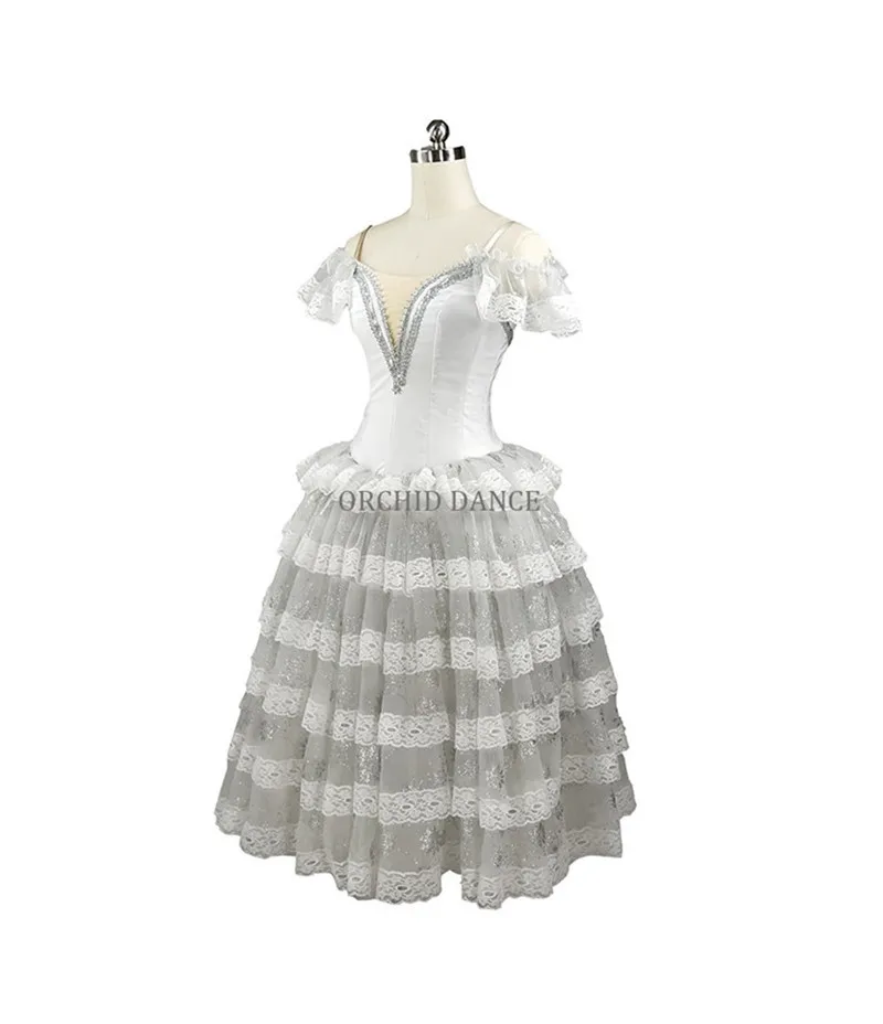 Professionnel de haute qualité femmes filles Ballet danse longue romantique Tutu