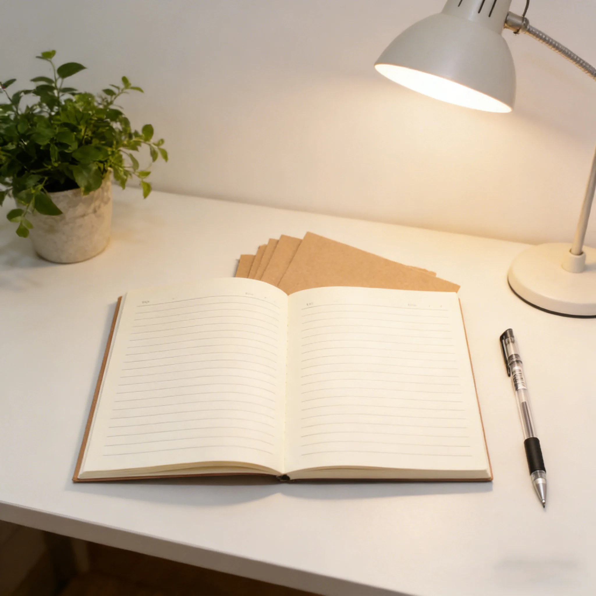 여행자 노트용 크래프트 종이 리필 10개, 무지 및 줄노트 일기장 필러 인서트, 리필 가능한 가죽 노트북 액세서리