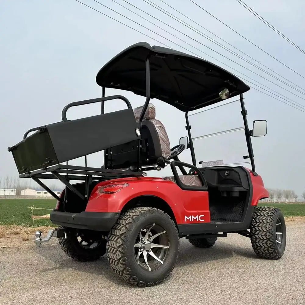 ขายร้อนความเร็วสูง 72V แบตเตอรี่ลิเธียม 2 + 2 4 ที่นั่งไฟฟ้ารถกอล์ฟ Club Car Golf Buggy Cart