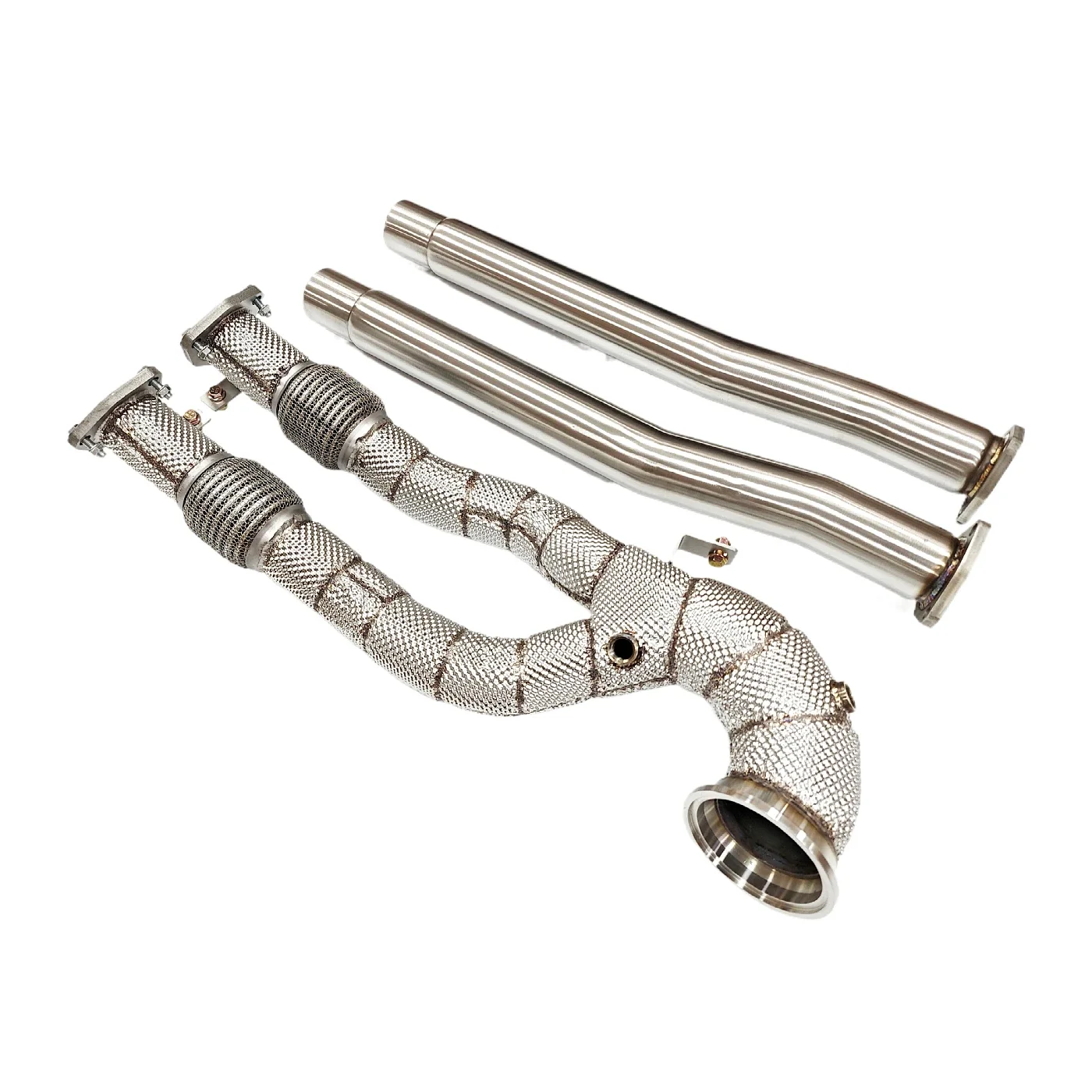 High-Performance Downpipe for AUDI RS3 8V, TTRS 8S, RSQ3 2017+, Stainless Steel Exhaust Upgrade, Turbo Back System