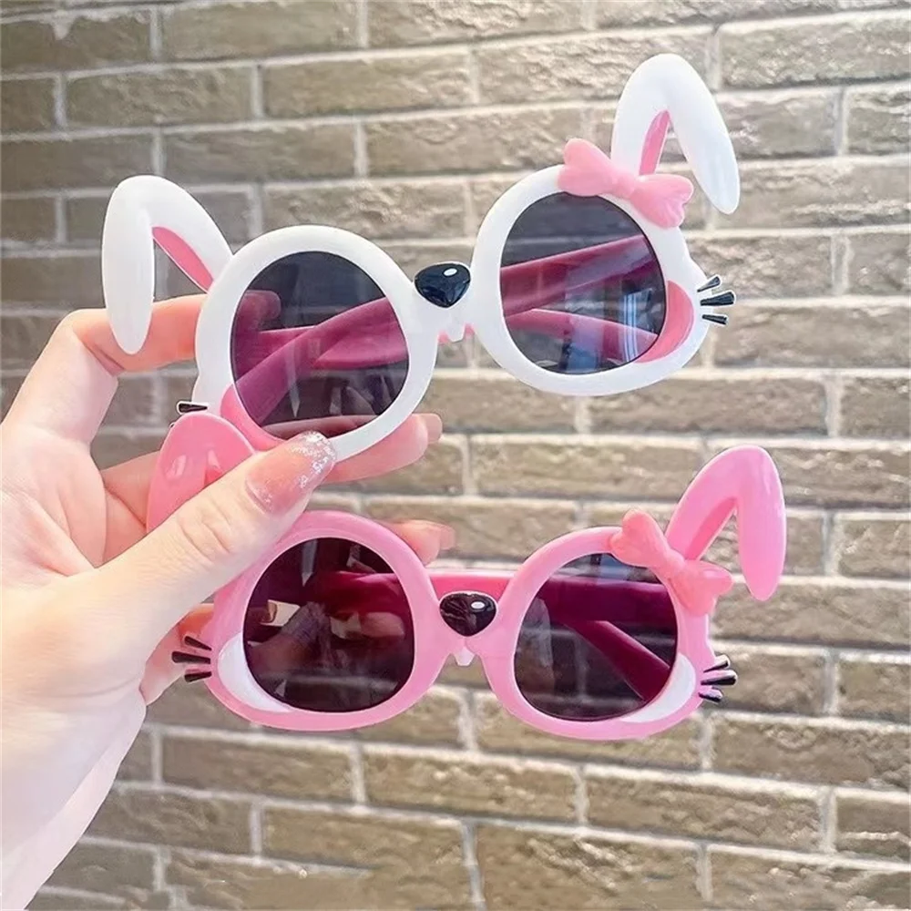 Kids Cute Rabbit Sunglasses Children Cartoon Bunny Sun Glasses Baby Photography Outdoor Party Eyewear Очки Солнцезащитные
