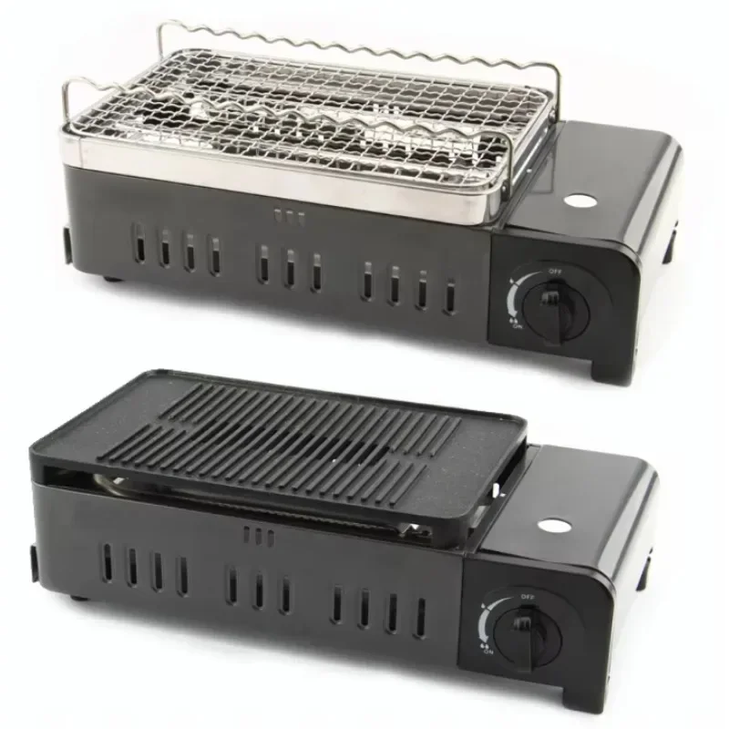 Multifunction Outdoor Tourist Barbecue Cooking Cookware Portable Butane Furnace Burner Camping Gas Stoves