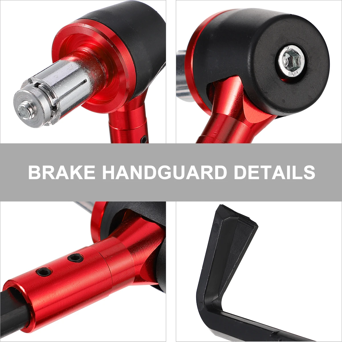 

1 Pair Motorcycle Handlebar Alloy Brake Clutch Lever Hand Grip Protector Accessories Non-Slip Durable Easy Install Fashionable