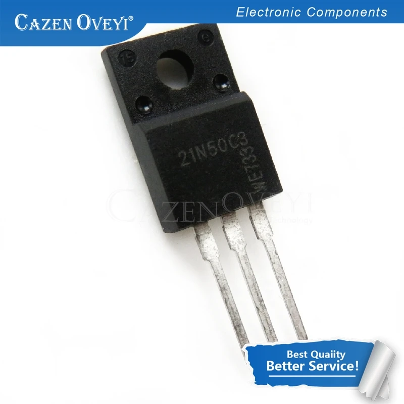 5pcs/lot SPA21N50C3 21N50C3 TO-220F 500V 21A In Stock