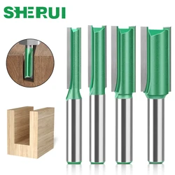 1Pcs Woodworking Milling Cutter Double-edged Straight Knife Carving Trimming Knife Cutting Knife Slotting Woodworking Tools