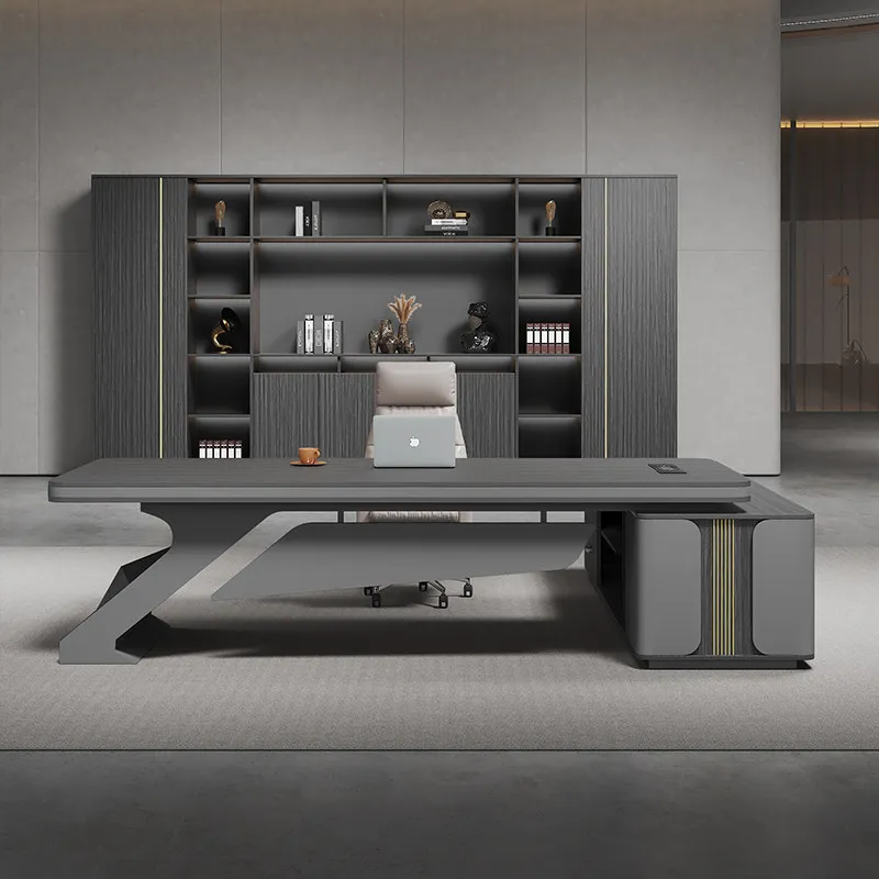 Nordic Multifunctional Office Desk Minimalist Display Computer Modern Office Desk Design Large Mesa Ordenador Home Furniture