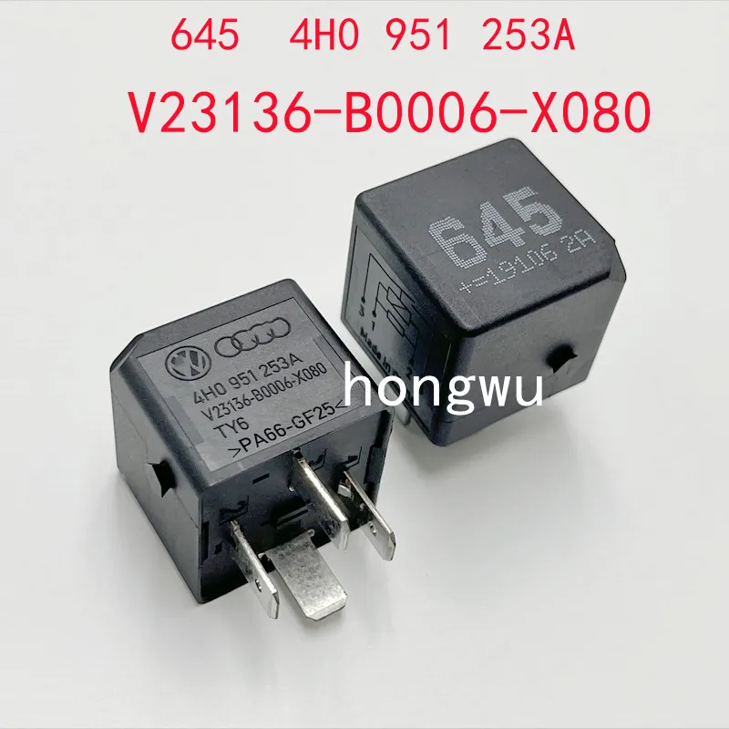 

100% Original New 1PCS 645 4H0 951 253A V23136-B0006-X080 DC12V automotive relay 40A 4pins