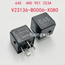 100% Original New 1PCS  645 4H0 951 253A  V23136-B0006-X080  DC12V  automotive relay  40A  4pins