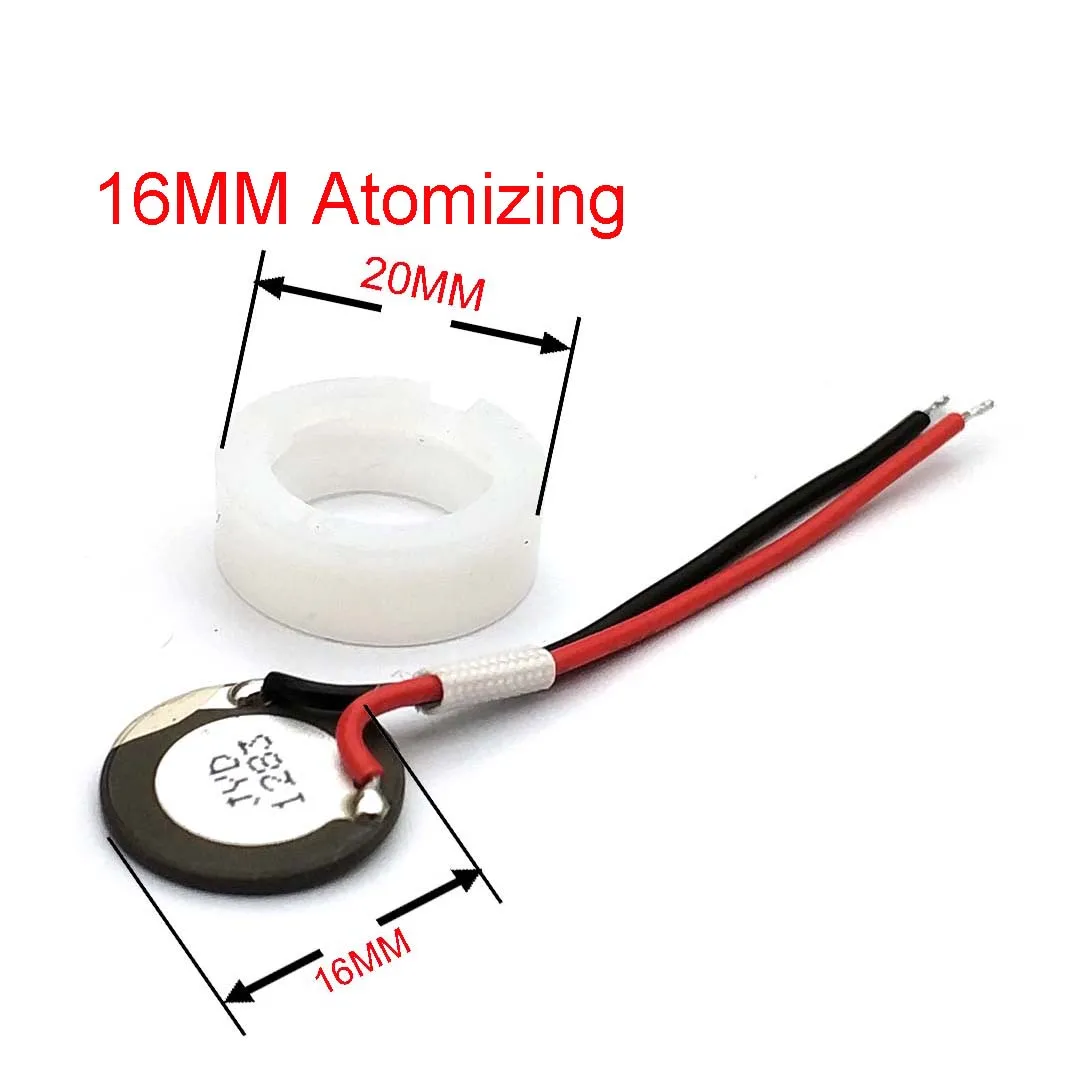 16mm 1.7mhz Ultrasonic Atomization Ceramic Disc Ring Sheet Atomizer Humidifier Accessories