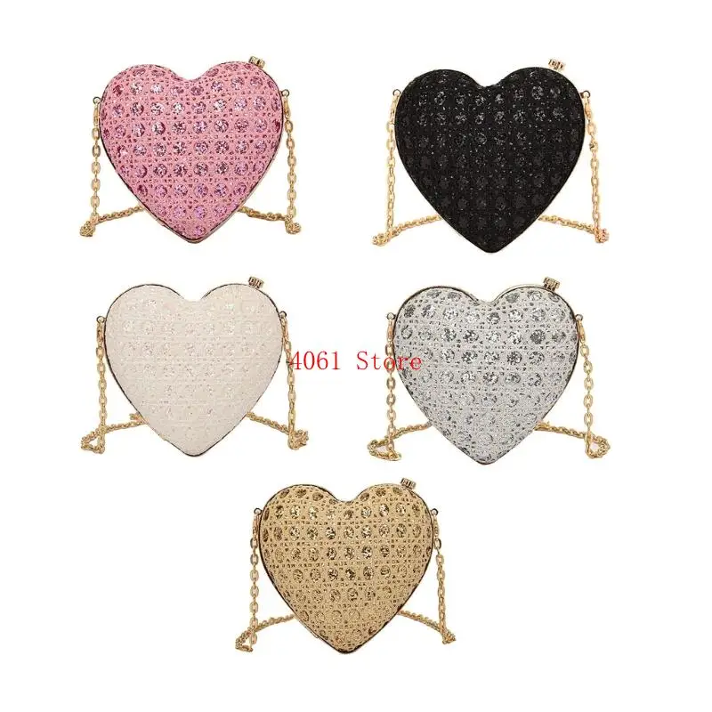 Trendy Love Shaped Crossbody Bag for Night Outs and Special Occasions
