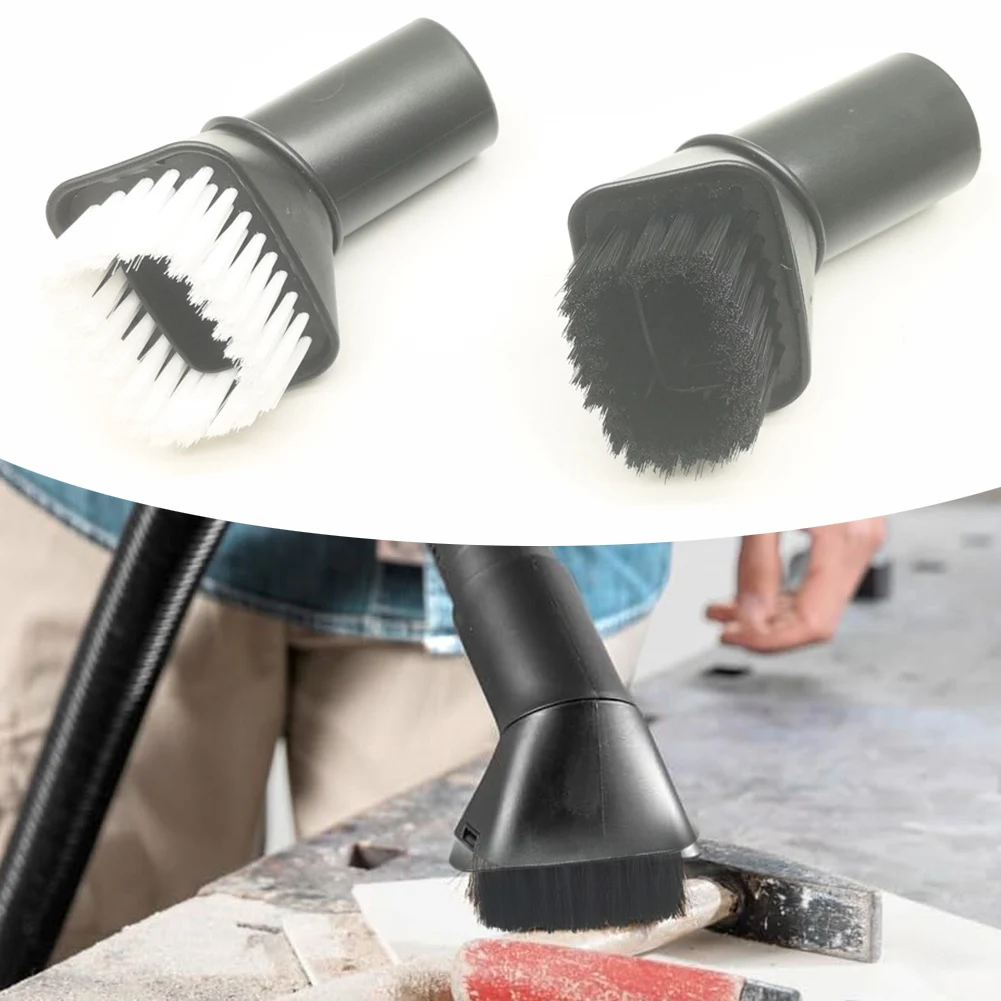 1Pc Suction Brush Set For Karcher WD 2 WD 3 WD 4 WD 5 Soft & Hard Bristle Nozzles With 32-35mm Adapter For Car Interior