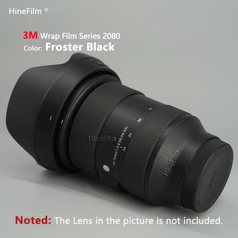 Hinefilm Lens Skin for Sigma 24-70 F2.8 Gen1 E / L Mount Lens Sticker 24 70 f2.8 skin Protector 2470ART Wrap Cover 24-70f2.8